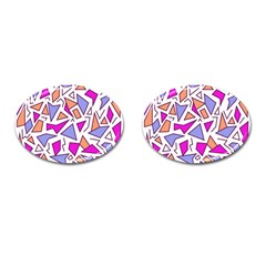 Retro Shapes 03 Cufflinks (oval)