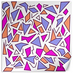 Retro Shapes 03 Canvas 16  X 16  