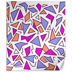 Retro Shapes 03 Canvas 20  X 24   by jumpercat