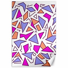 Retro Shapes 03 Canvas 24  X 36  by jumpercat