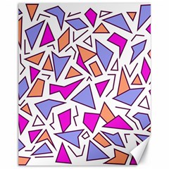 Retro Shapes 03 Canvas 11  X 14   by jumpercat