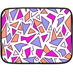 Retro Shapes 03 Fleece Blanket (mini) by jumpercat