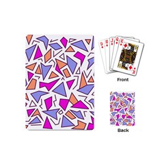 Retro Shapes 03 Playing Cards (mini)  by jumpercat