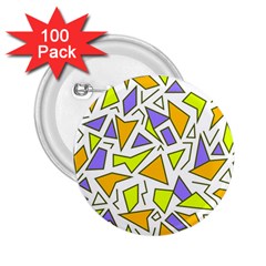 Retro Shapes 04 2 25  Buttons (100 Pack)  by jumpercat