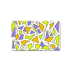 Retro Shapes 04 Magnet (name Card) by jumpercat