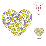 Retro Shapes 04 Playing Cards (Heart)  Front