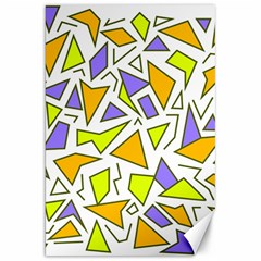 Retro Shapes 04 Canvas 20  X 30   by jumpercat