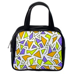 Retro Shapes 04 Classic Handbags (one Side) by jumpercat