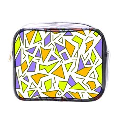 Retro Shapes 04 Mini Toiletries Bags by jumpercat