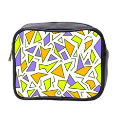 Retro Shapes 04 Mini Toiletries Bag 2-side by jumpercat