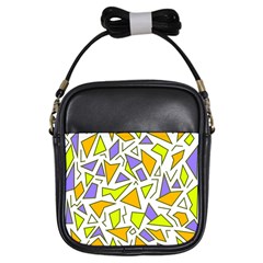 Retro Shapes 04 Girls Sling Bags by jumpercat