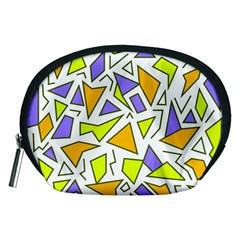 Retro Shapes 04 Accessory Pouches (medium)  by jumpercat