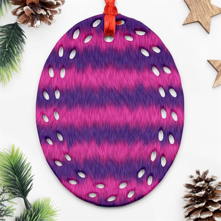 Cheshire Cat 01 Ornament (Oval Filigree)