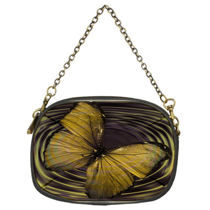 Butterfly Insect Wave Concentric Chain Purses (One Side) 