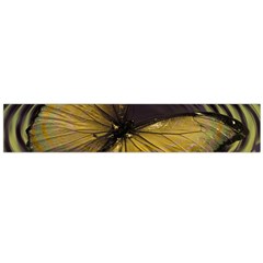 Butterfly Insect Wave Concentric Large Flano Scarf  by Celenk