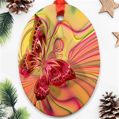 Arrangement Butterfly Aesthetics Ornament (oval) by Celenk