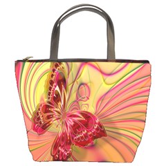 Arrangement Butterfly Aesthetics Bucket Bags by Celenk