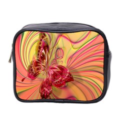 Arrangement Butterfly Aesthetics Mini Toiletries Bag 2-side by Celenk