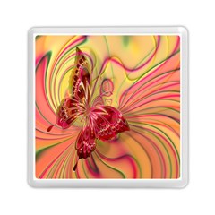 Arrangement Butterfly Aesthetics Memory Card Reader (square)  by Celenk