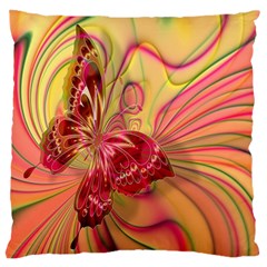 Arrangement Butterfly Aesthetics Large Cushion Case (one Side) by Celenk