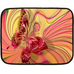 Arrangement Butterfly Aesthetics Fleece Blanket (mini) by Celenk