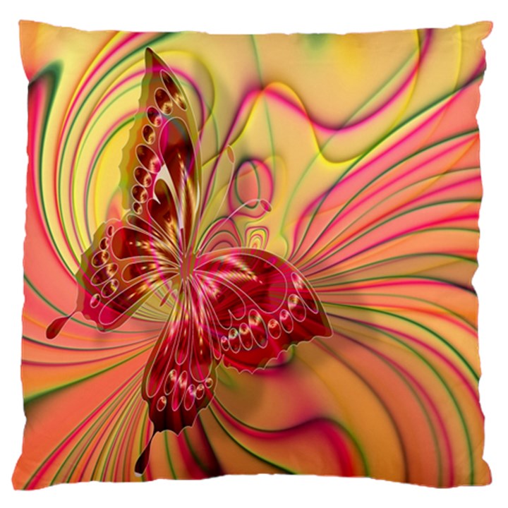 Arrangement Butterfly Aesthetics Large Cushion Case (Two Sides)