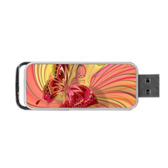 Arrangement Butterfly Aesthetics Portable Usb Flash (one Side) by Celenk