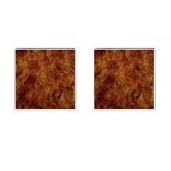 Abstract Flames Fire Hot Cufflinks (square) by Celenk