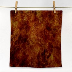 Abstract Flames Fire Hot Face Towel by Celenk