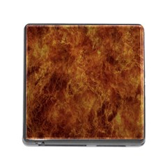 Abstract Flames Fire Hot Memory Card Reader (square) by Celenk