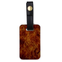 Abstract Flames Fire Hot Luggage Tags (one Side)  by Celenk