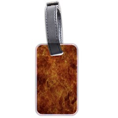 Abstract Flames Fire Hot Luggage Tags (two Sides) by Celenk