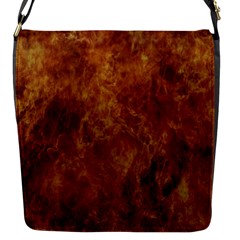 Abstract Flames Fire Hot Flap Messenger Bag (s) by Celenk