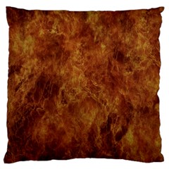 Abstract Flames Fire Hot Large Flano Cushion Case (two Sides) by Celenk