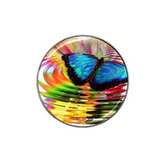 Blue Morphofalter Butterfly Insect Hat Clip Ball Marker (4 Pack) by Celenk