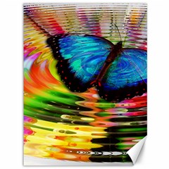 Blue Morphofalter Butterfly Insect Canvas 36  X 48   by Celenk