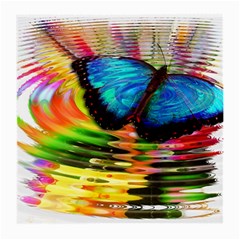 Blue Morphofalter Butterfly Insect Medium Glasses Cloth (2-side) by Celenk