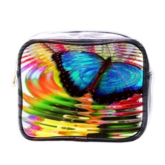 Blue Morphofalter Butterfly Insect Mini Toiletries Bags by Celenk