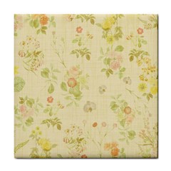 Floral Wallpaper Flowers Vintage Tile Coasters by Celenk