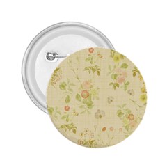 Floral Wallpaper Flowers Vintage 2 25  Buttons by Celenk