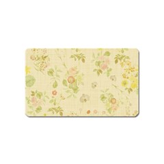 Floral Wallpaper Flowers Vintage Magnet (name Card) by Celenk