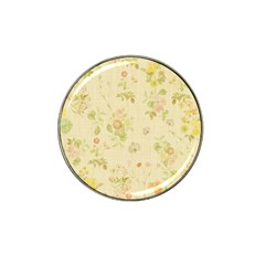 Floral Wallpaper Flowers Vintage Hat Clip Ball Marker (4 Pack) by Celenk