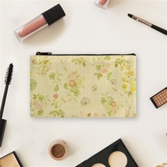 Floral Wallpaper Flowers Vintage Cosmetic Bag (small)  by Celenk