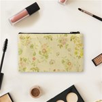 Floral Wallpaper Flowers Vintage Cosmetic Bag (Small)  Back