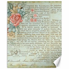 Vintage Floral Background Paper Canvas 16  X 20   by Celenk