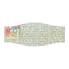 Vintage Floral Background Paper Stretchable Headband by Celenk