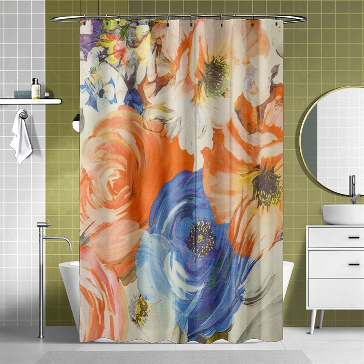 Texture Fabric Textile Detail Shower Curtain 48  x 72  (Small) 