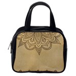 Vintage Background Paper Mandala Classic Handbags (One Side) Front