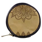 Vintage Background Paper Mandala Mini Makeup Bags Back