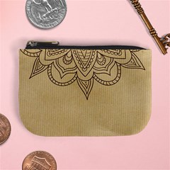 Vintage Background Paper Mandala Mini Coin Purses by Celenk